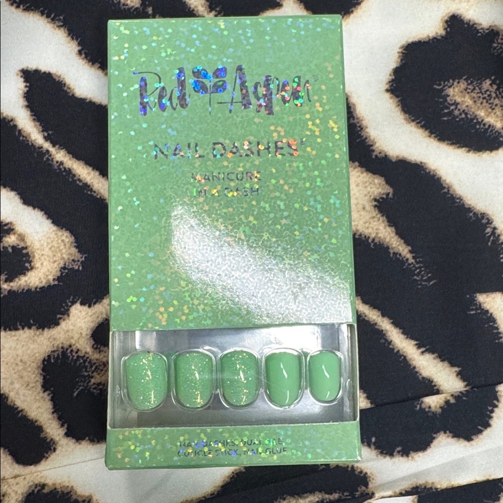 Red Aspen Nail Dashes in “Key Lime Cutie, Katalina” - Picture 3 of 4